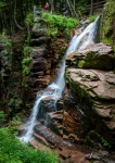 Avalanche Falls at The Flume in Franconia Notch