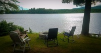At Lucys camp on Burns Pond in Whitefield NH