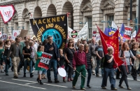 Anti-austerity march in London