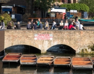 Along the Cam in Cambridge