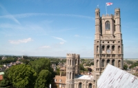 At top of Octagon at Ely Cathedral