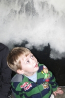 Kyle at the aquarium
