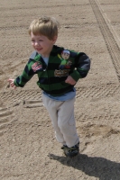 Kyle on the beach