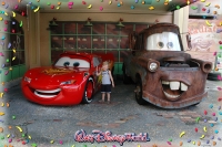 Kyle with Lightning McQueen & Tow Mater