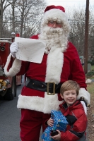 Kyle & Firetruck Santa