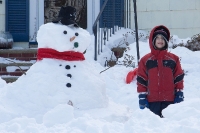 Kyle & his snowman