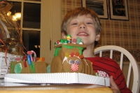 Kyle and his Gingerbread Train