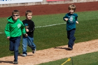 Running the bases at TD Bank Park