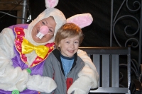 With the Easter Bunny