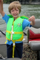 Fishing on Grandpa\'s boat