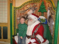 Kyle & Santa at Macy's