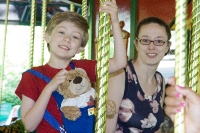 On the Bug Carousel at the Zoo