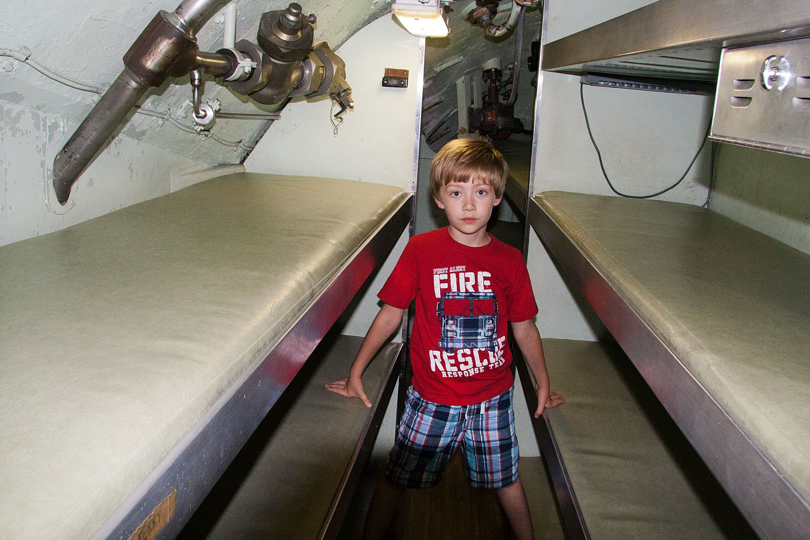 Kyle in the USS Albacore