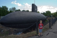 Kyle and the USS Albacore