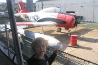 Kyle and Navy Plane