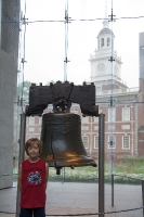 With the Liberty Bell