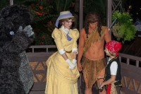 Kyle with Tarzan, Jane, and Terk