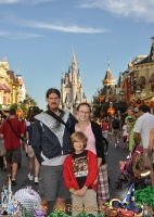 On Main Street in the Magic Kingdom