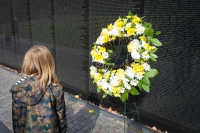 At the Vietnam Veterens Memorial