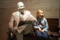 Waiting for a train at the Smithsonian American History Museum