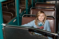 On the CTA subway car at the Smithsonian American History Museum