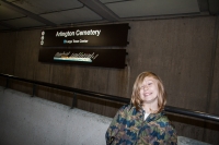 Kyle at Arlington Cemetary Metro stop