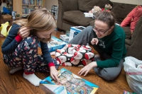 Christmas morning