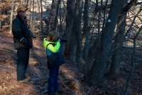 On a photo walk at Watchung Reservation with Dad and Grandpa Pete