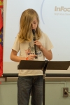 At Kyle's recorder concert at Coles School in Scotch Plains