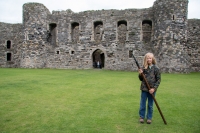 Kyle at Beaumaris Castle