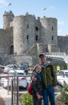 Kyle and Suzanne at Harlech Castle