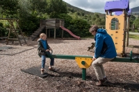 Kyle and Paul at Sygun Copper Mine playground