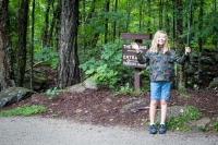 Kyle at the Flume in Franconia Notch