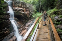 Kyle at the Flume in Franconia Notch