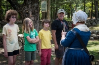 Kyle at Hartwell Tavern at Minute Man National Historic Park in Lexington and Concord, MA