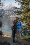 At Jenny Lake Overlook in Grand Teton National Park