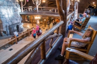 Kyle Inside the Old Faithful Inn in Yellowstone