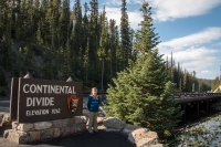 Kyle at the Continental Divide In Yellowstone
