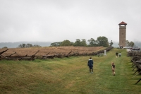 Kyle and Suzanne at Bloody Lane at Antietam National Battlefield