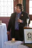 Greg giving the Best Man Toast