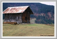 An old shed in the area around Hirschegg