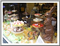 Chocolate shop window