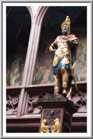 Statue of Munatius Plancus on the Basel Rathaus Courtyard