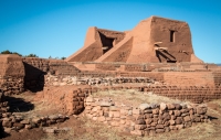 At Pecos National Historic Park in Pecos, NM