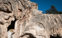 Soda Dam waterfall in Jemez Springs