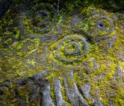 Pteroglyphs at Fort Cascades Historic Site