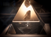 Moon rock from Apollo 15 at Kennedy Space Center