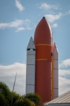 Space shuttle booster at Kennedy Space Center