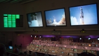 Apollo 11 lauch reenactment at Kennedy Space Center