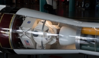 Saturn V cut away model at Kennedy Space Center